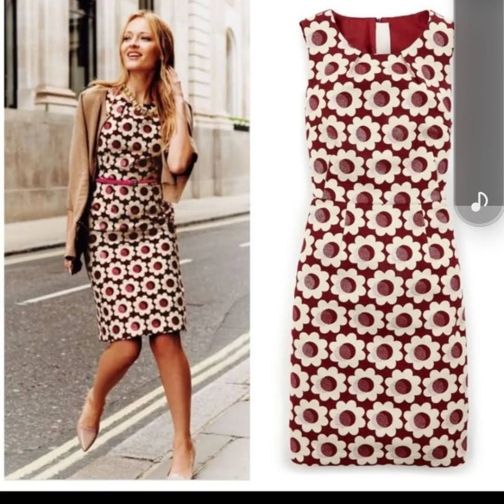 Boden wool dress size 4